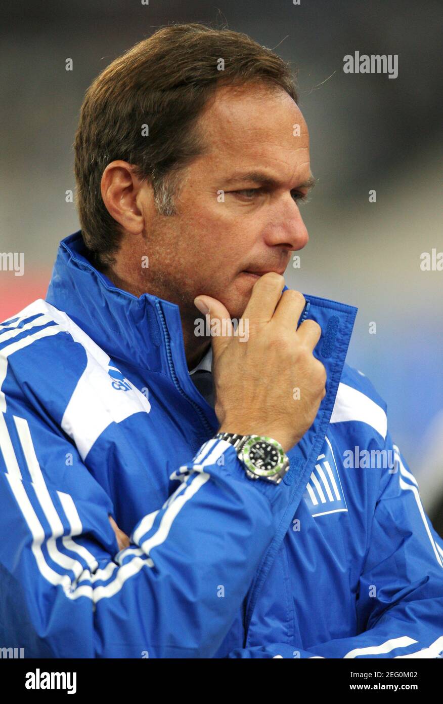 Football - Greece v Ukraine - 2010 World Cup Qualifying European Zone -  Play-Off First Leg - Olympic Stadium, Athens, Greece - 14/11/09 Ioannis  Topalidis - Greece Assistant Coach Mandatory Credit: Action Images / Andrew  Couldridge Stock Photo - Alamy
