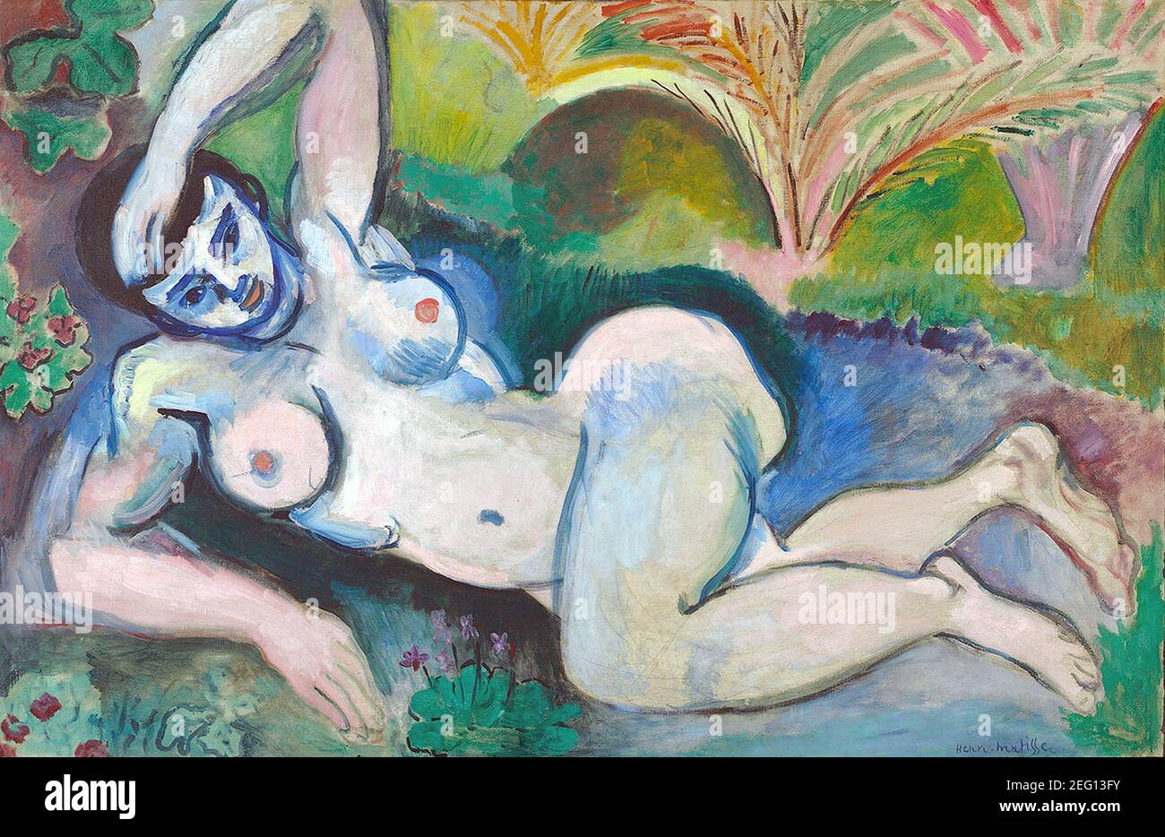 the Blue Nude by Henri Matisse 1907. the Baltimore Museum Of Art in Baltimore, USA Stock Photo