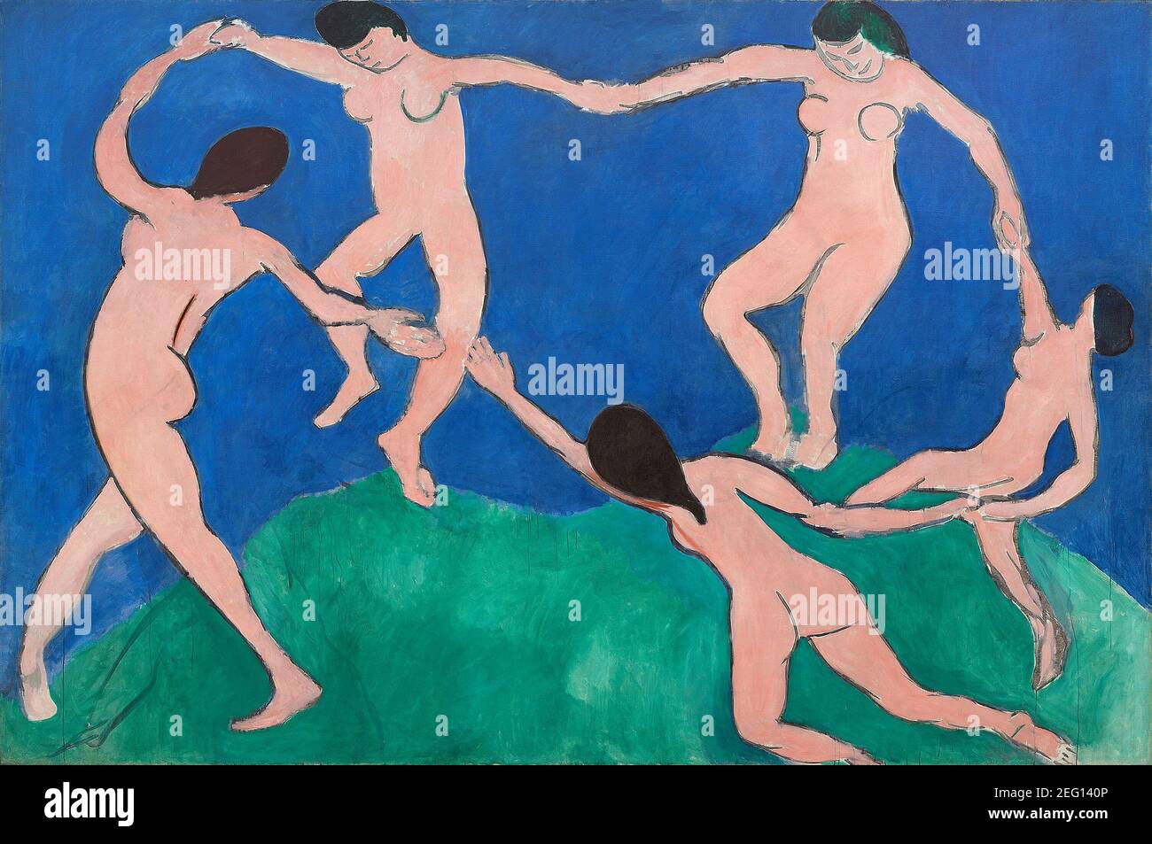 The Dance by Henri Matisse 1909. Museum Of Modern Art in New York, USA Stock Photo
