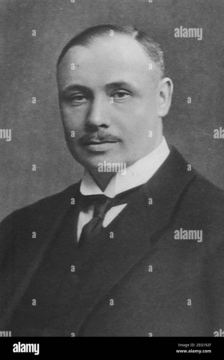 Otto Diels 1915 Kiel. Stock Photo