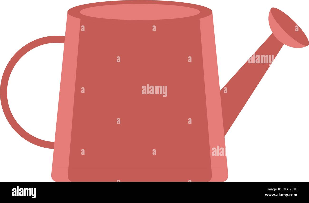 gardening watering can tool vector illustration icon on white ...