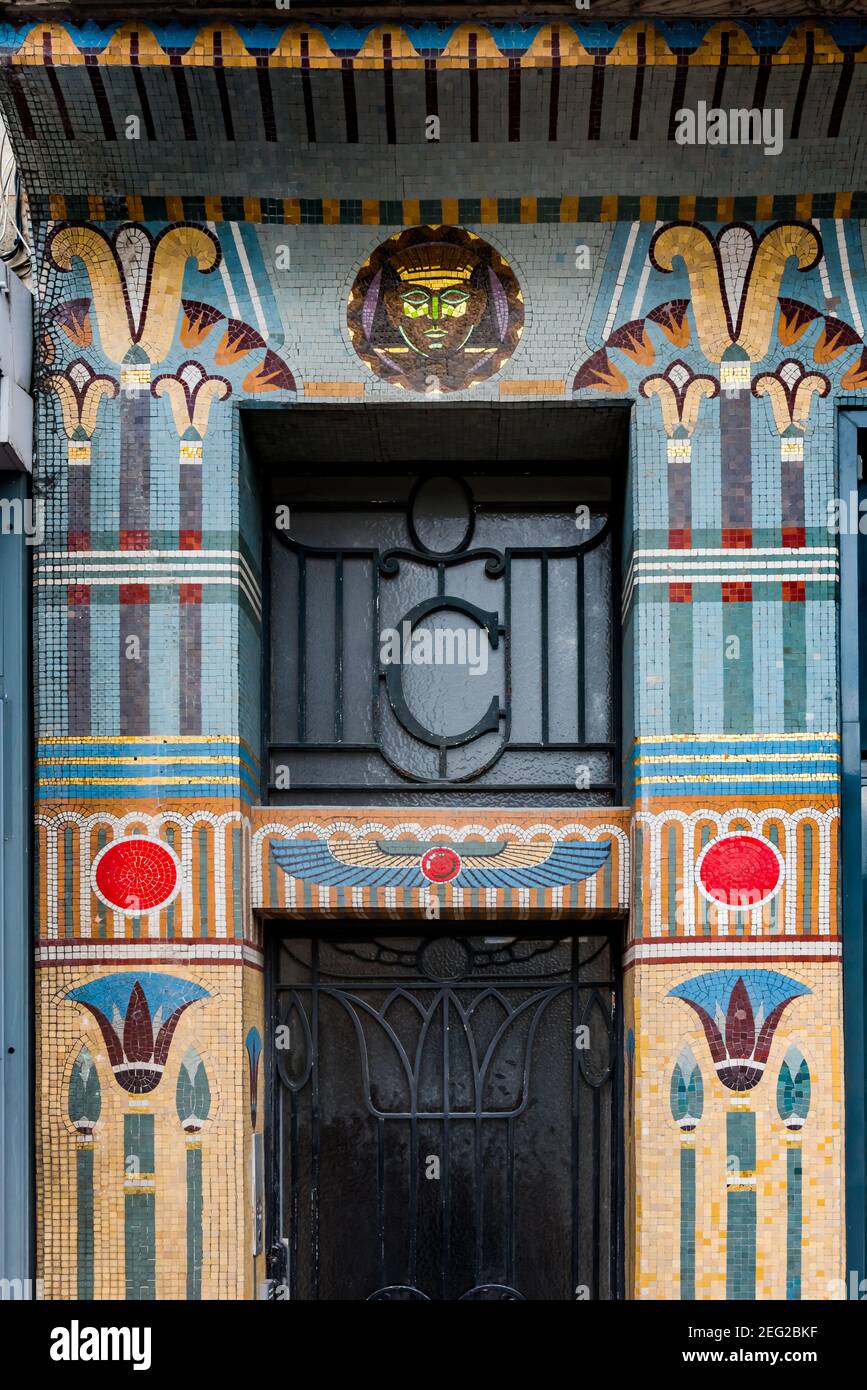 Maison Egyptienne à Soissons Stock Photo