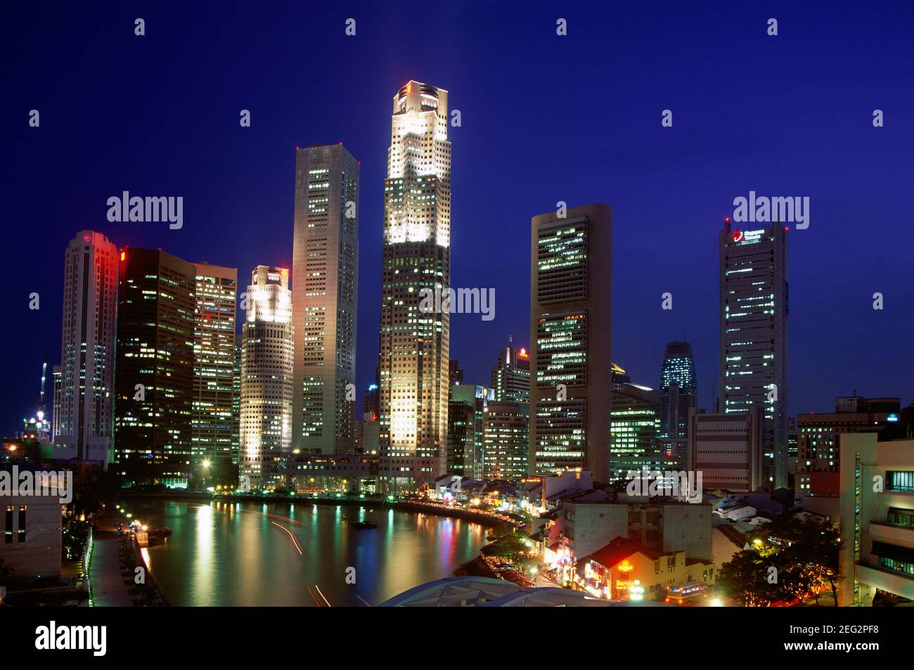 Clarke quay night in singapore hi-res stock photography and images - Alamy