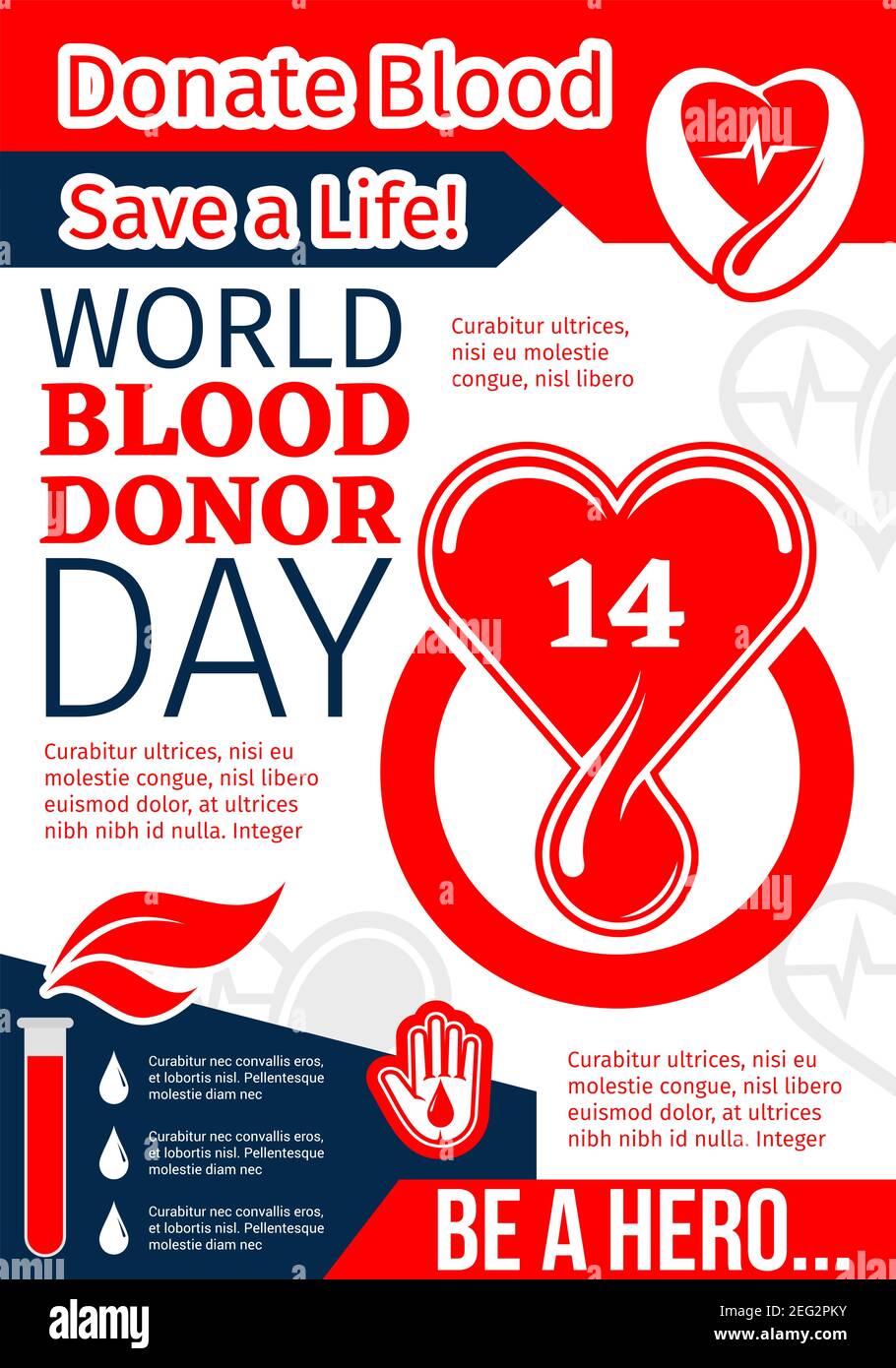 Poster World Donate Blood Day Template Graphic by Asif Mas Bahul · Creative  Fabrica