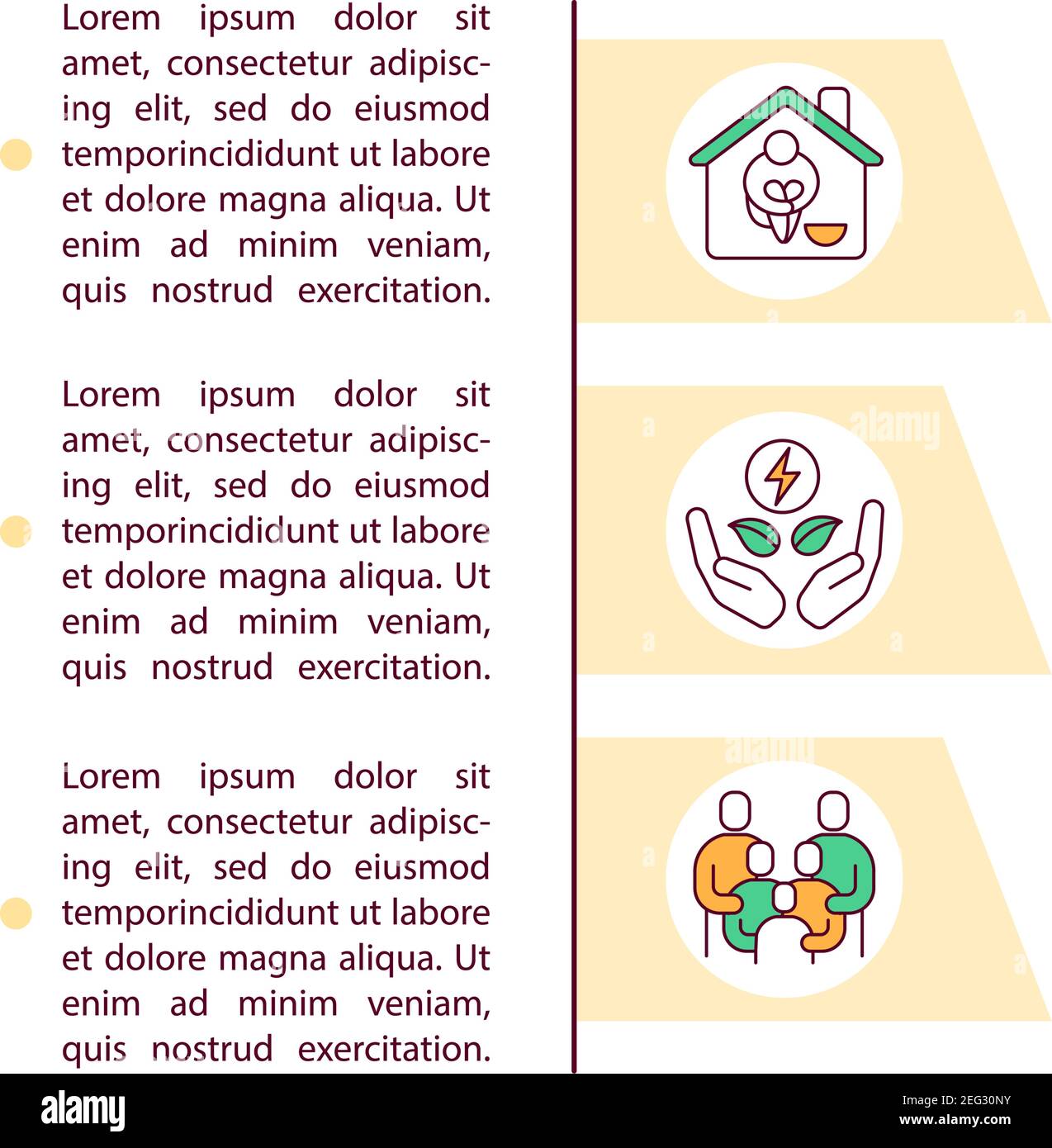 Clean energy solutions concept icon with text Stock Vector