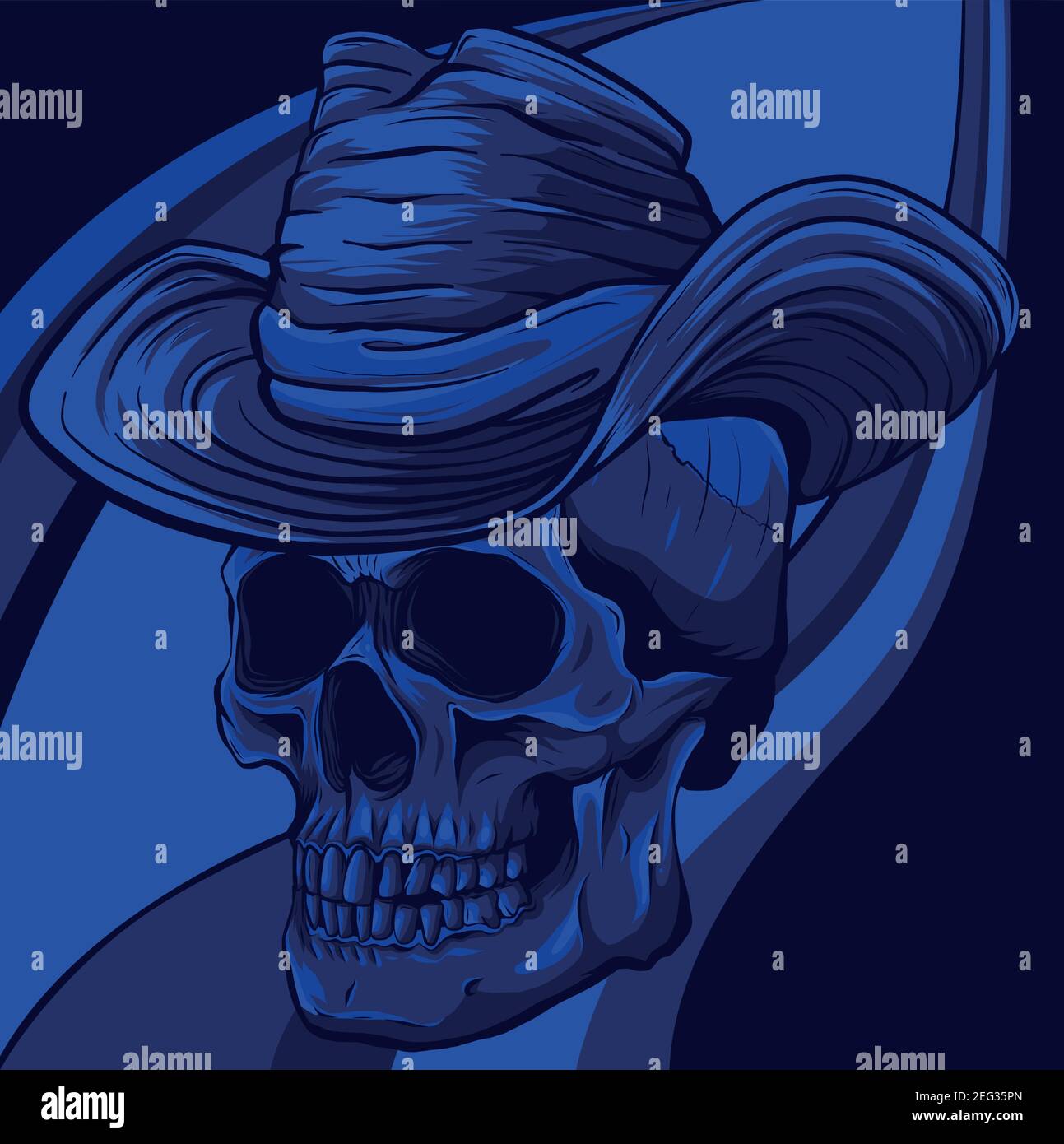 Cowboy Skull Hat Head High Resolution Stock Photography and Images - Alamy