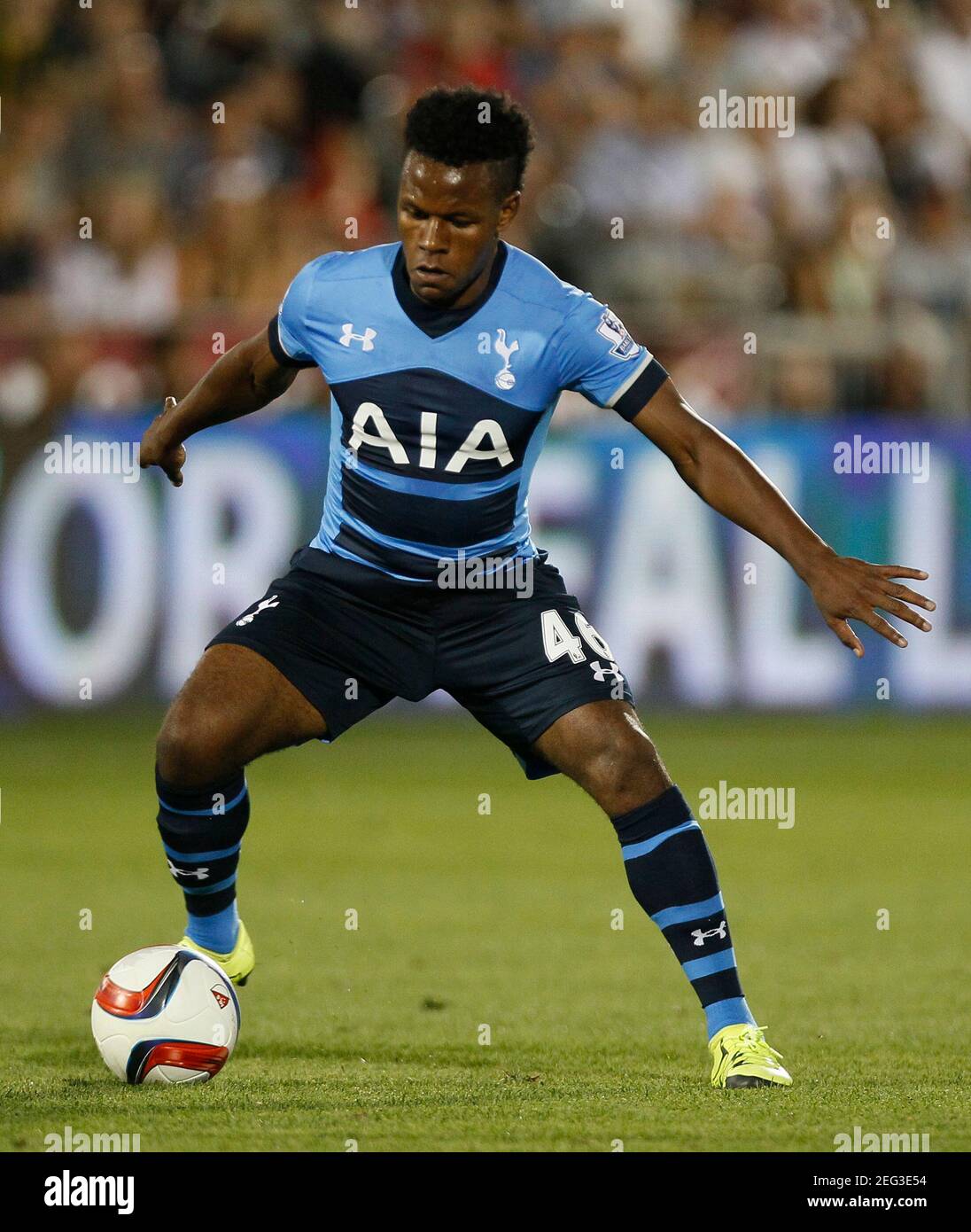 Football - MLS All-Stars v Tottenham Hotspur - AT&T MLS All Stars Game - Pre Season Friendly - Dick's Sporting Goods Park, Colorado, United States of America - 15/16 - 29/7/15  Tottenham Hotspur's Shaquile Coulthirst  Action Images via Reuters / Rick Wilking Stock Photo