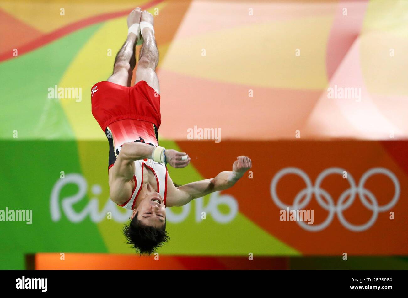 16 Rio Olympics Artistic Gymnastics Final Men S Individual All Around Final Rio Olympic Arena Rio De Janeiro Brazil 10 08 16 Kohei Uchimura Jpn Of Japan Competes On The