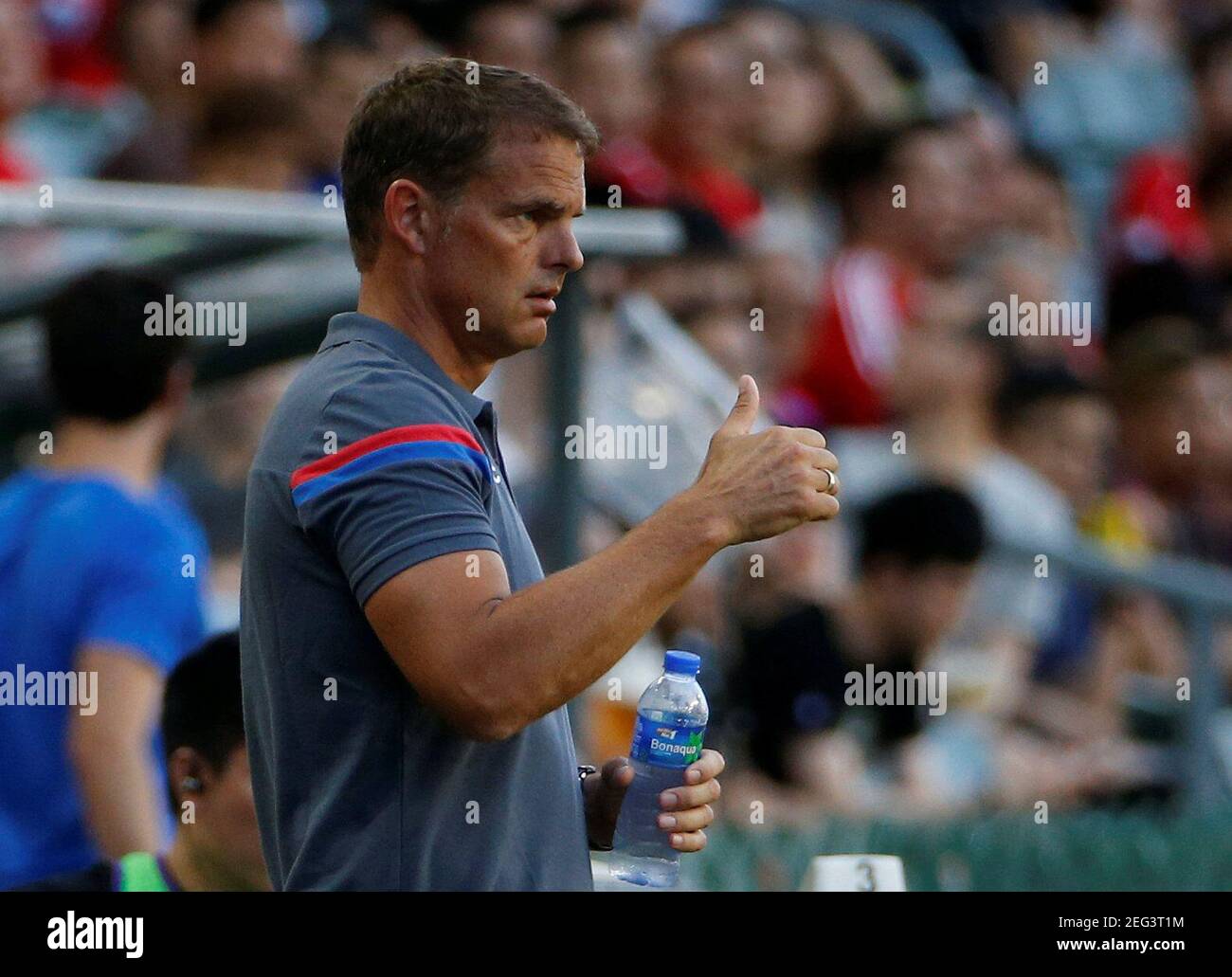 Soccer Football - West Bromwich Albion v Crystal Palace - Pre Season Friendly - The Premier League Asia Trophy - Third-place play-off - June 22, 2017   Crystal Palace manager Frank de Boer gestures   REUTERS/BOBBY YIP Stock Photo