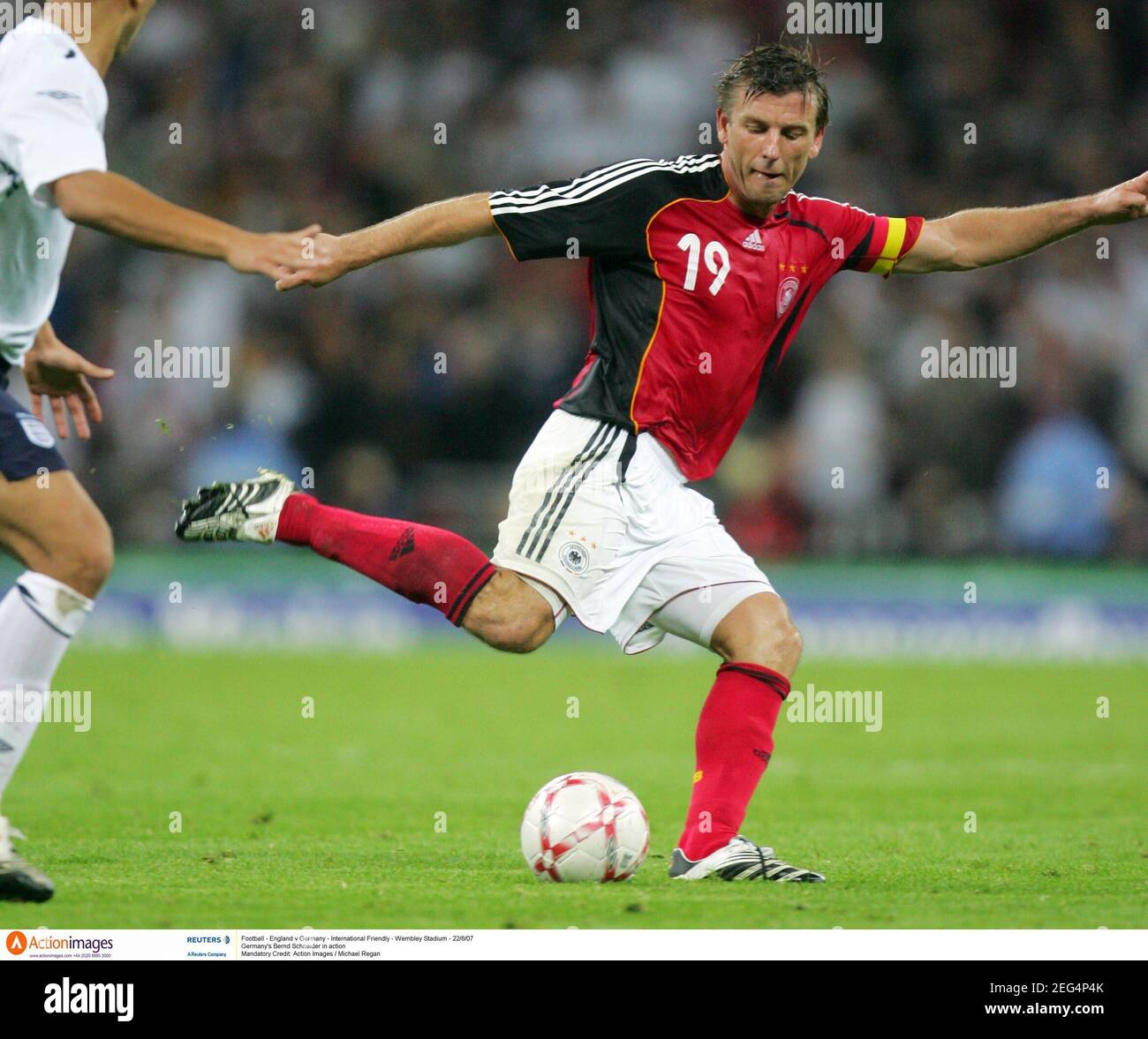 Football England V Germany International Friendly Wembley Stadium 22 8 07 Germany S Bernd Schneider In Action Mandatory Credit Action Images Michael Regan Stock Photo Alamy