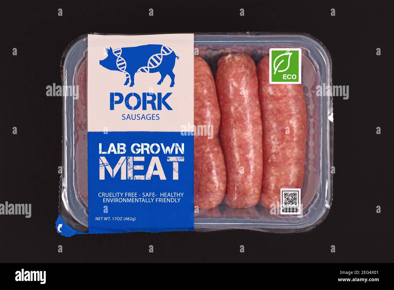 Lab grown cultured meat concept for artificial in vitro cell culture