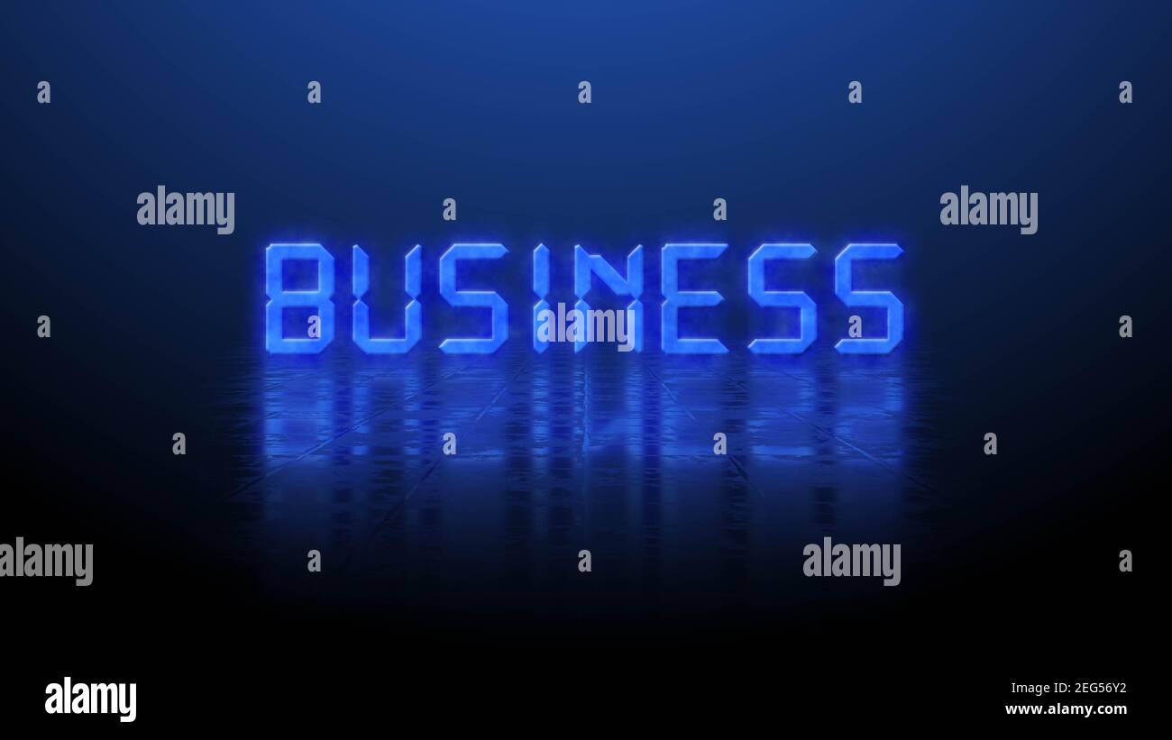 Reflection effects on a structured surface - blurred blue lettering ...