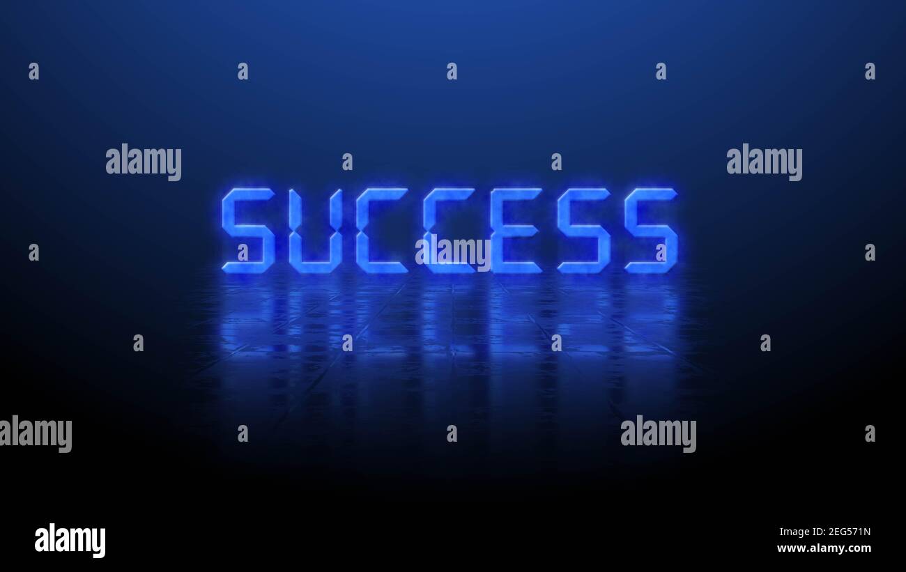 Reflection effects on a structured surface - blurred blue lettering ...