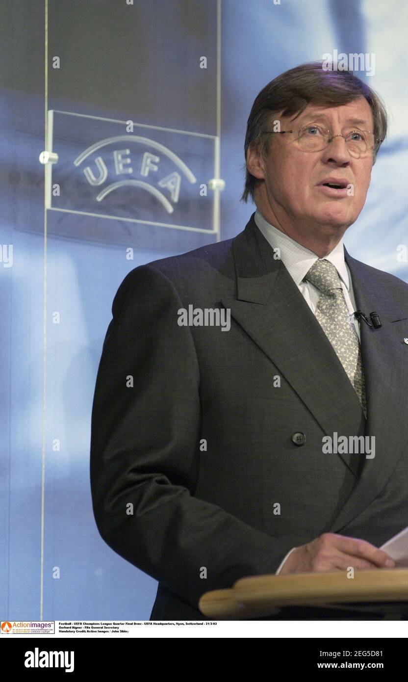 Uefa general secretary gerhard aigner hi-res stock photography and images -  Alamy