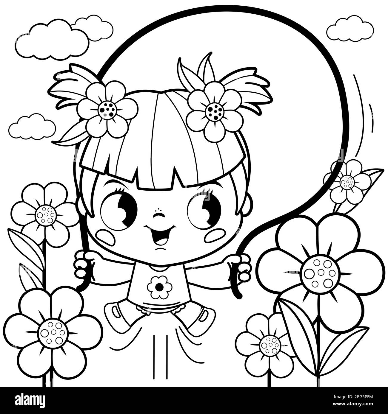 Cartoon Child Outline High Resolution Stock Photography And Images Alamy