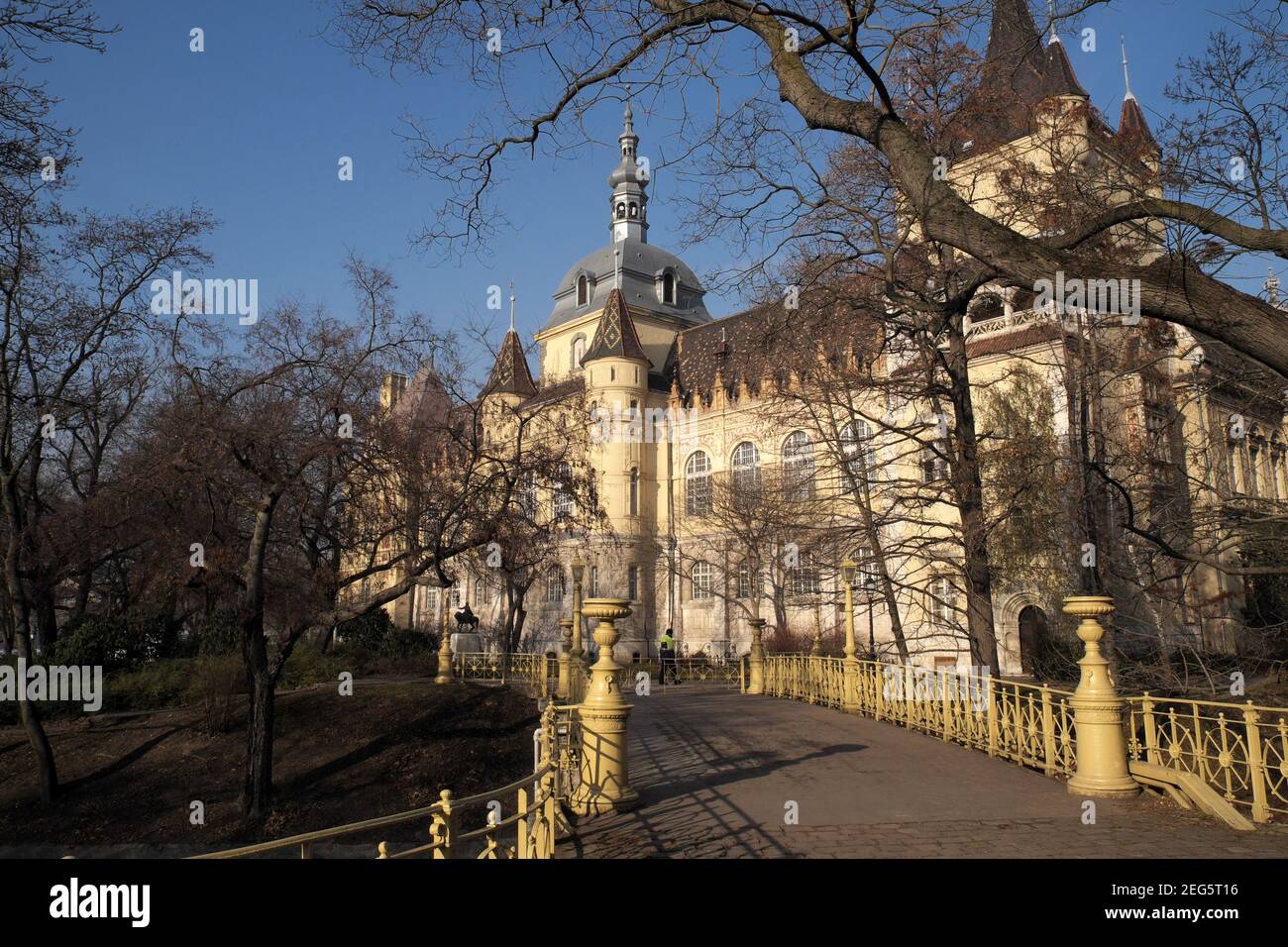 Vajdahunyad Castle, City Park, Budapest, Hungary. Stock Photo