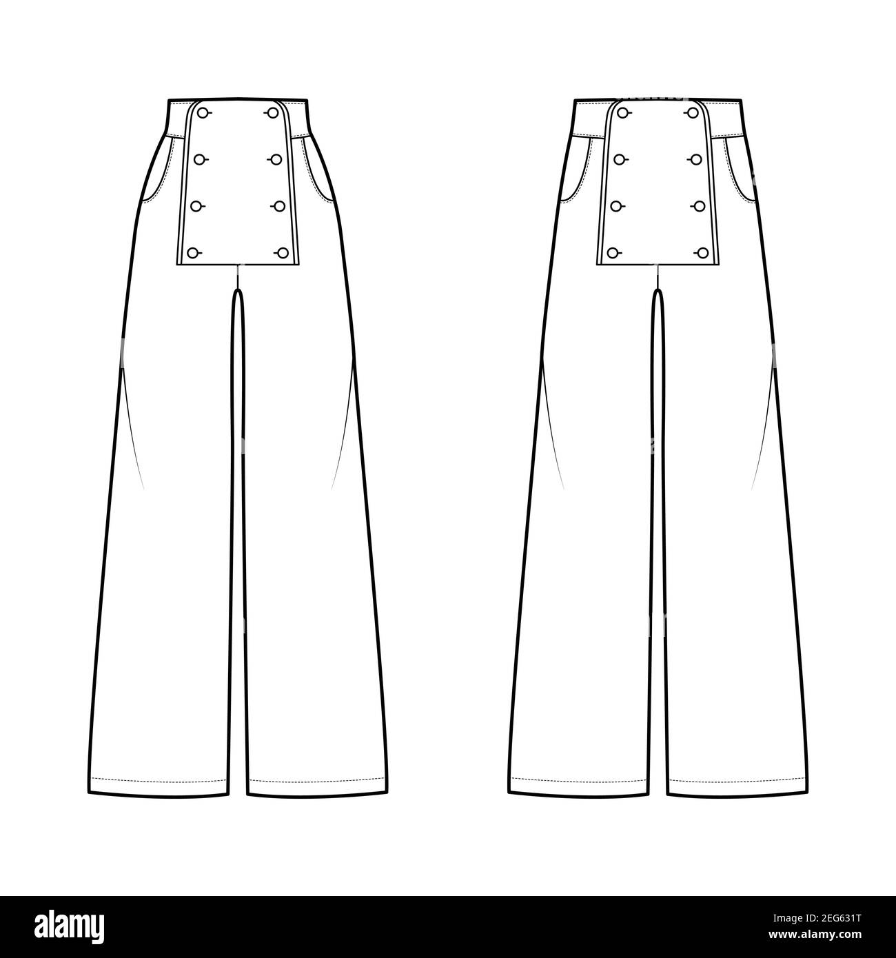 Details 68+ sailor trousers womens - in.cdgdbentre