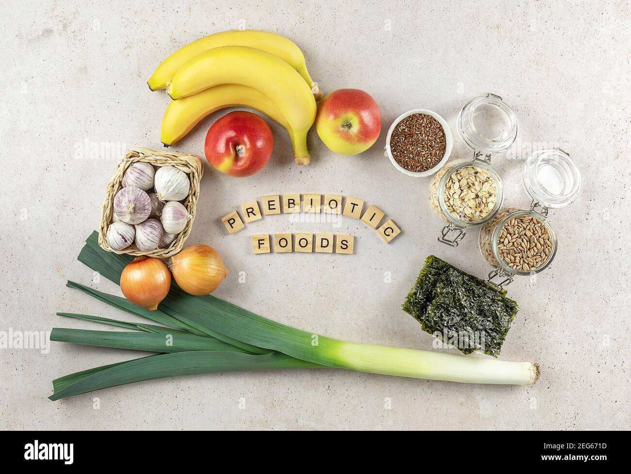 Prebiotic foods are types of dietary fiber that feed the friendly