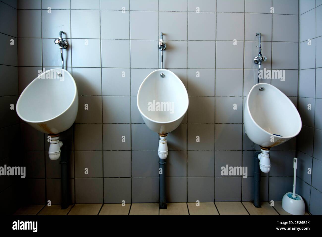 Men's public restroom, France Stock Photo