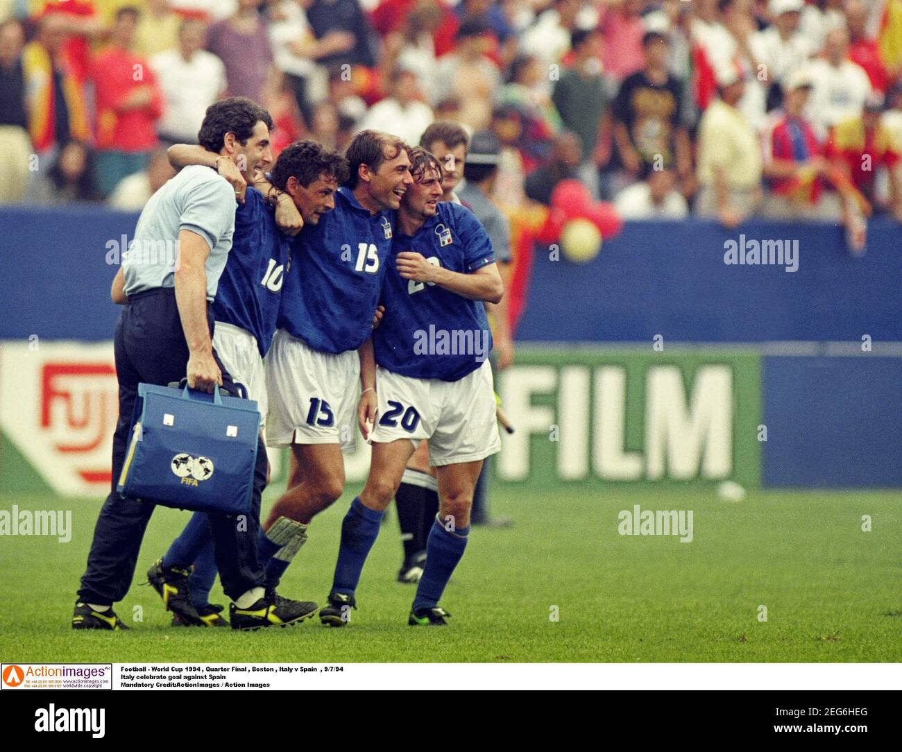 pic Italy Vs Spain 1994 alamy