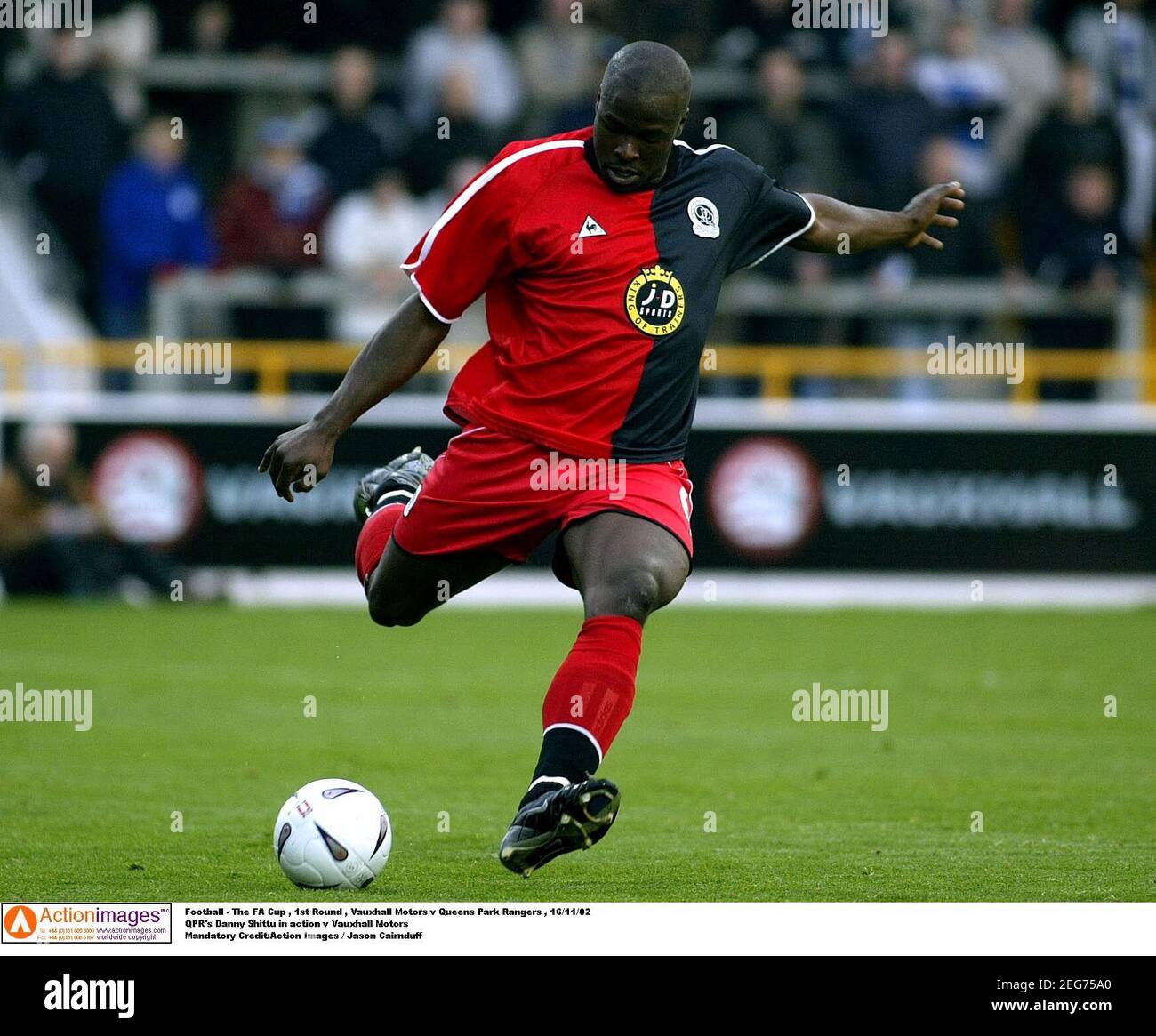 Football The Fa Cup 1st Round Vauxhall Motors V Queens Park Rangers 16 11 02 Qpr S Danny Shittu In Action V Vauxhall Motors Mandatory Credit Action Images Jason Cairnduff Stock Photo Alamy Football The Fa Cup 1st Round Vauxhall Motors V Queens Park Rangers 16 11 02 Qpr S Danny Shittu In Action V Vauxhall Motors Mandatory Credit Action Images Jason Cairnduff Stock Photo Alamy
