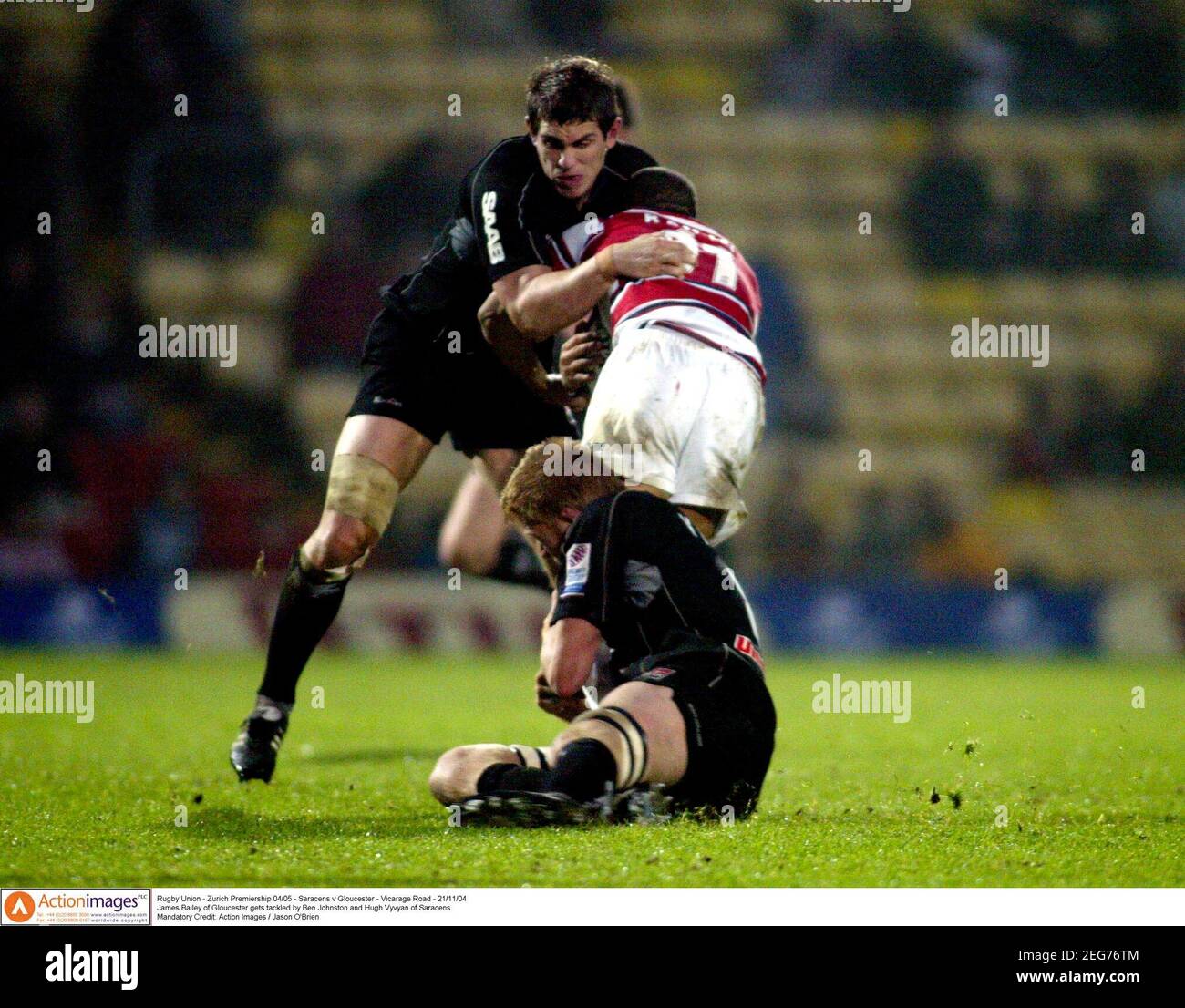 Rugby Union Zurich Premiership 04 05 Saracens V Gloucester Vicarage Road 21 11 04 James Bailey