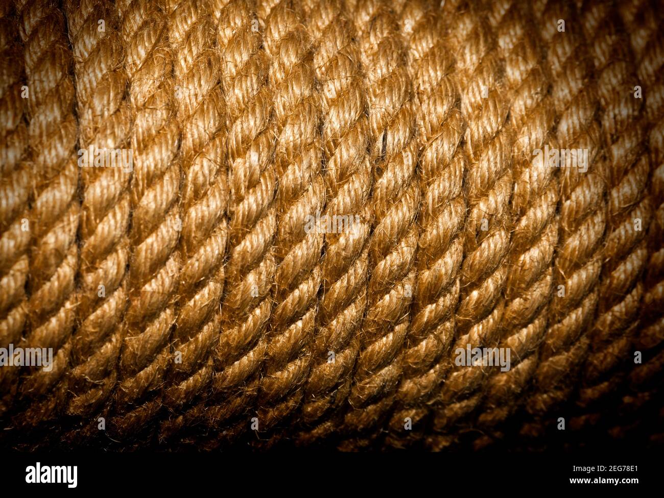 Abstract Connection of Rope Lines Close Up Photo Stock Photo - Alamy