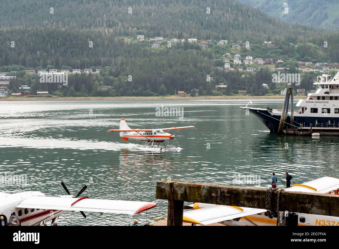 Seaplane dock juneau alaska hi-res stock photography and images - Alamy