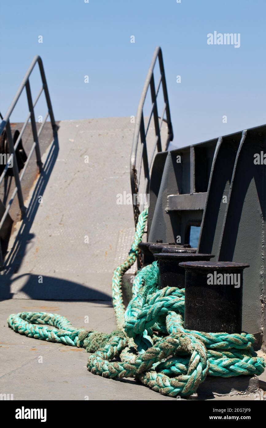 Abstract Connection of Rope Lines Close Up Photo Stock Photo - Alamy