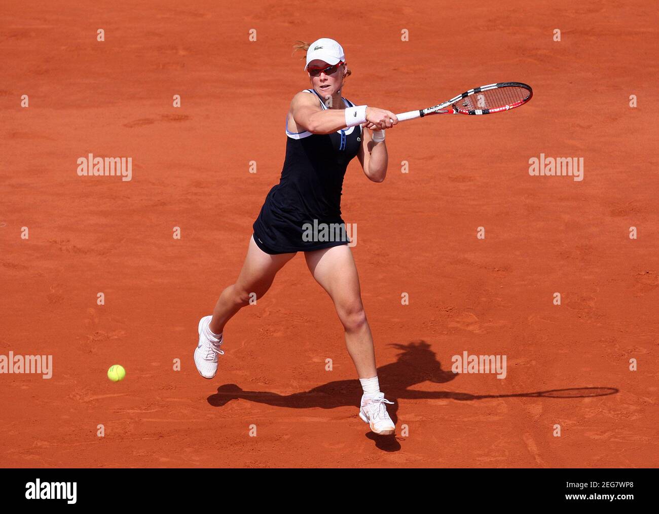 Tennis - French Open - Roland Garros, Paris, France - 2/6/10 Australia's  Samantha Stosur in action during her Quarter Final match Mandatory Credit:  Action Images / Paul Childs Livepic Stock Photo - Alamy