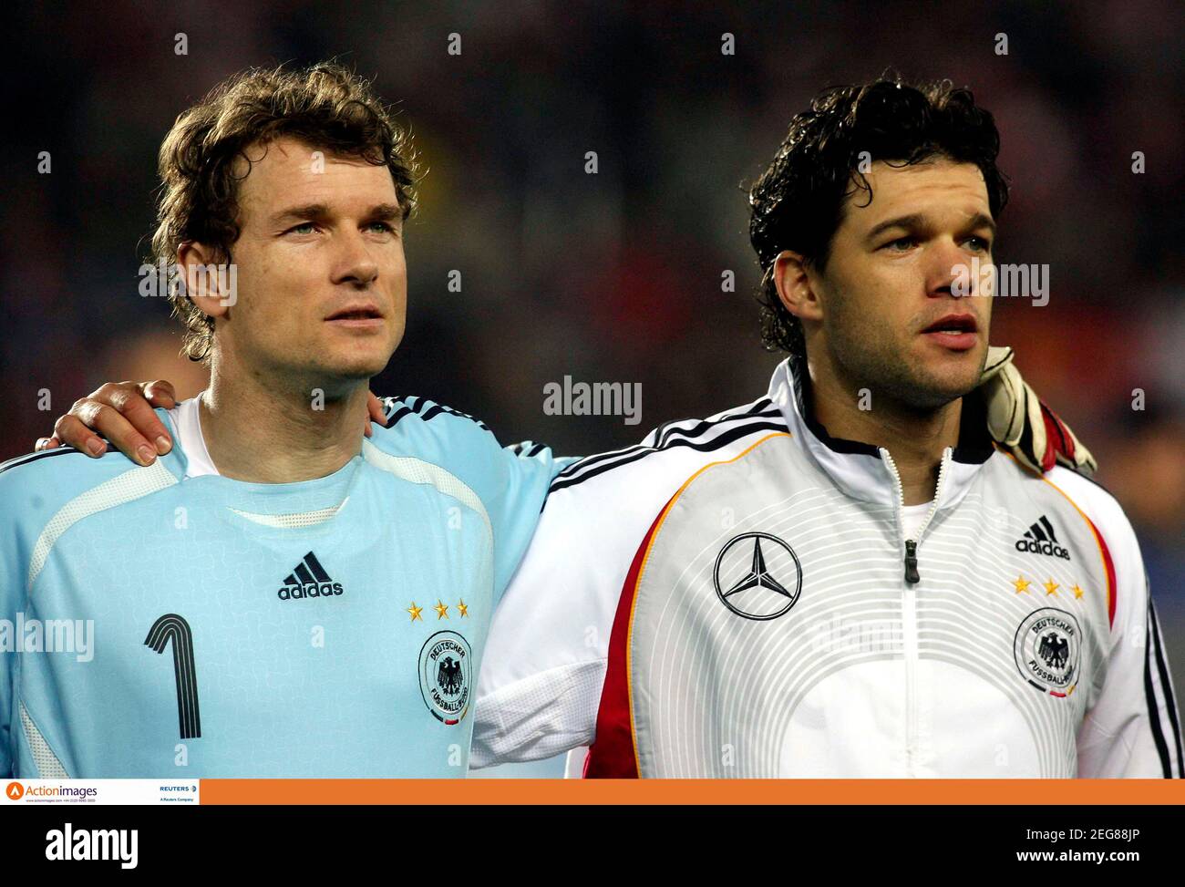 Michael ballack jens lehmann germany hires stock photography and