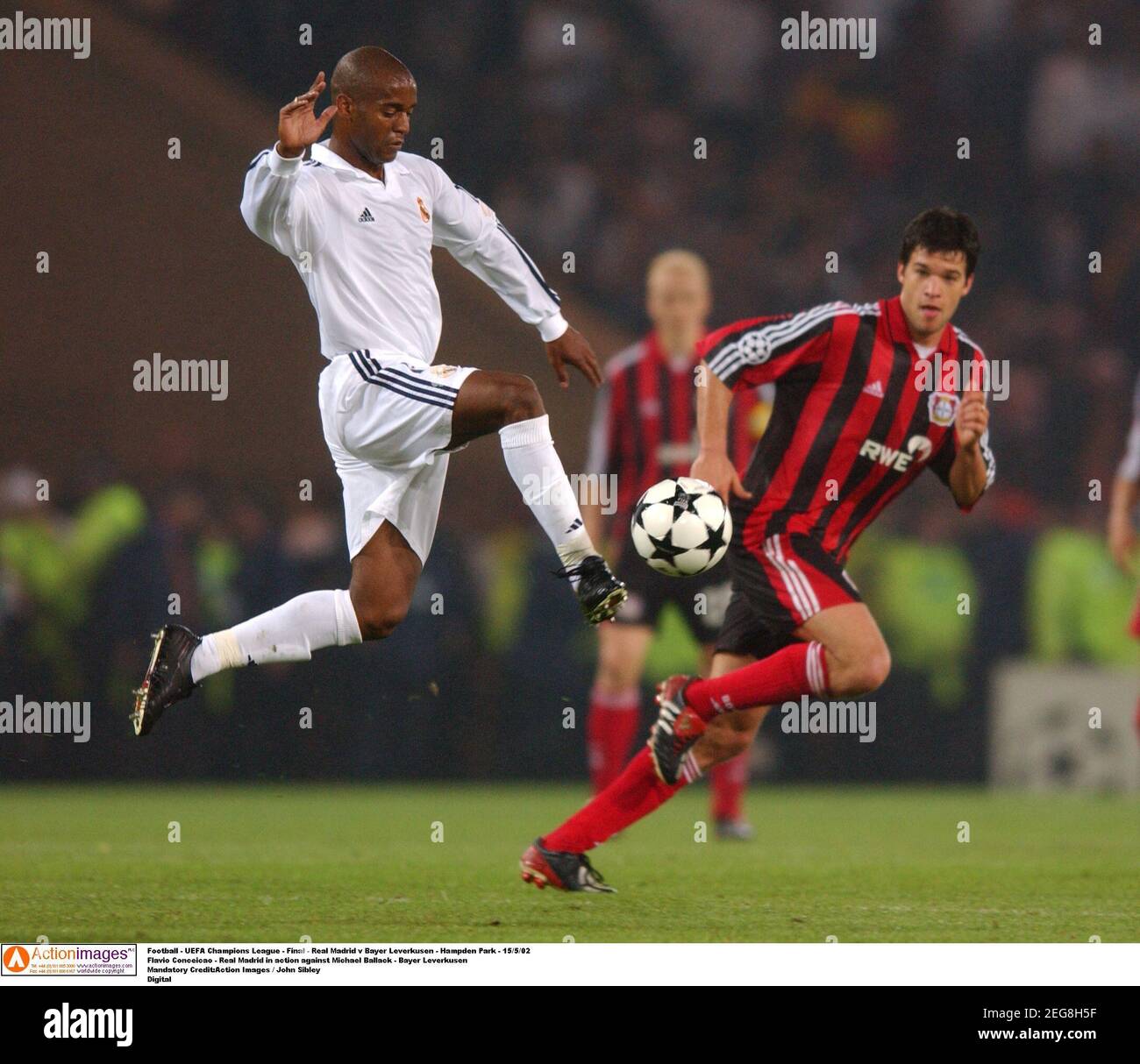 Football - UEFA Champions League - Final - Real Madrid v Bayer Leverkusen -  Hampden Park - 15/5/02 Flavio