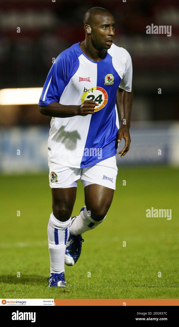 Football Sparta Rotterdam V Blackburn Rovers Pre Season Friendly Sparta Stadion 9 8 06 Jason Roberts Of Blackburn Mandatory Credit Action Images Henry Browne Livepic Stock Photo Alamy