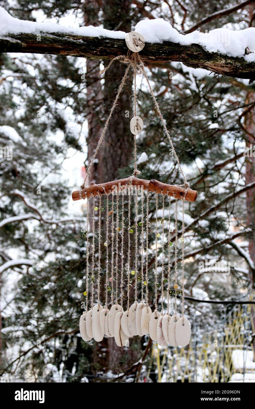 Wooden wind chime hi-res stock photography and images - Page 4 - Alamy