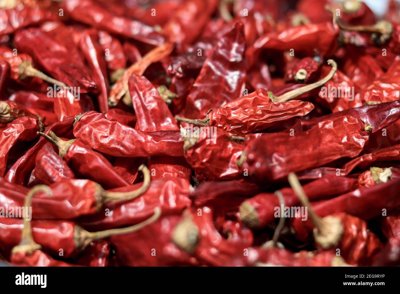 Top shot red chillies hi-res stock photography and images - Alamy
