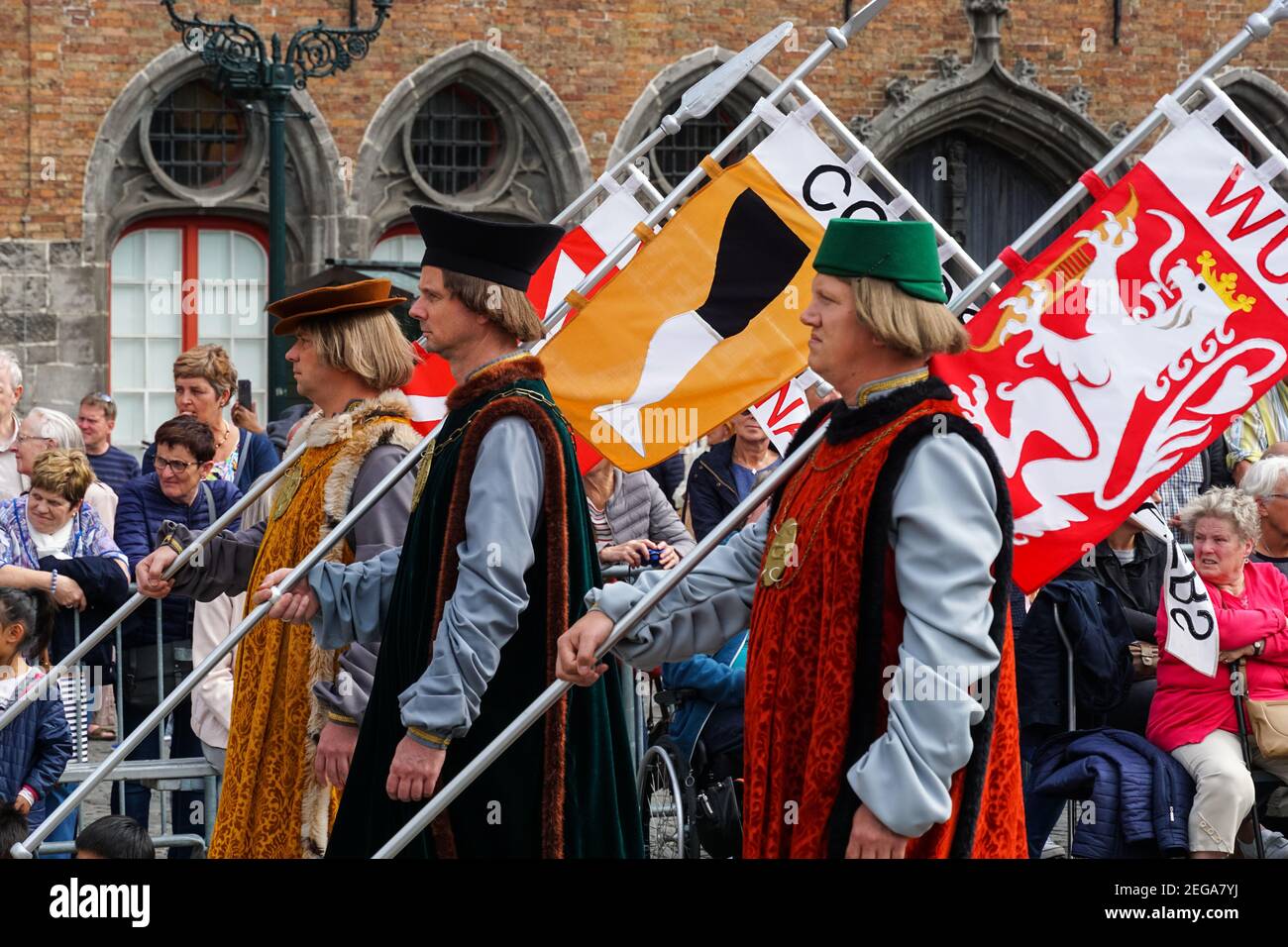 The annual Procession of the Holy Blood, Heilig Bloedprocessie, in Bruges, Belgium Stock Photo