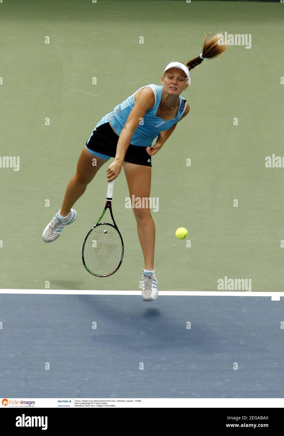 Tennis - Rogers Cup, Sony Ericsson WTA Tour - Montreal, Canada - 17/8/06  Anna Chakvetadze of Russia in action  Mandatory Credit: Action Images / Chris Wattie Stock Photo