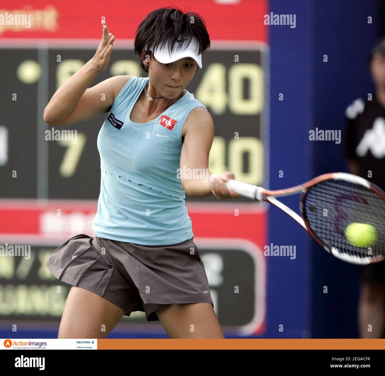 Tennis - Sony Ericsson WTA Tour - China Open - Beijing, China - 23/9/07  Yi-Fan Xu in action during the doubles final Mandatory Credit: Action  Images / Brandon Malone Livepic Stock Photo - Alamy