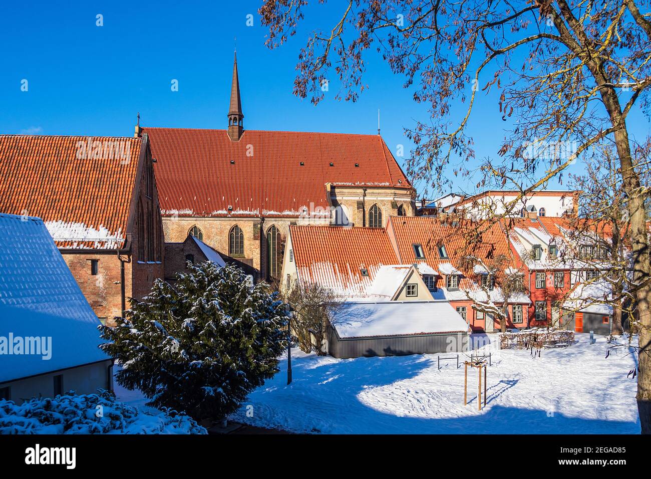 Historical buildings in the city Rostock, Germany Stock Photo - Alamy