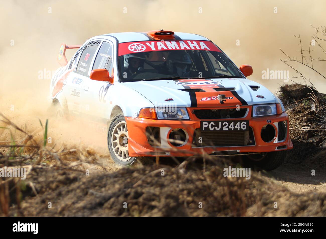 Trindad Racing Drivers take part in the Trinidad and Tobago Rally held in Couva ...