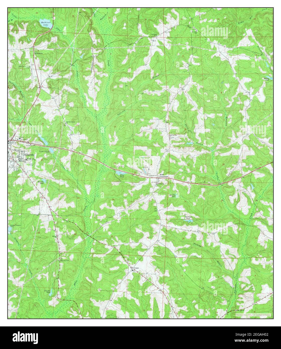 Abbeville East, Alabama, map 1969, 124000, United States of America by Timeless Maps, data U.S