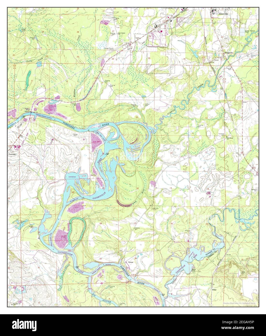 Aliceville alabama map Cut Out Stock Images & Pictures Alamy