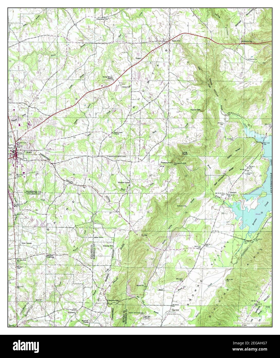 Arab, Alabama, map 1948, 1:24000, United States of America by Timeless Maps, data U.S. Geological Survey Stock Photo