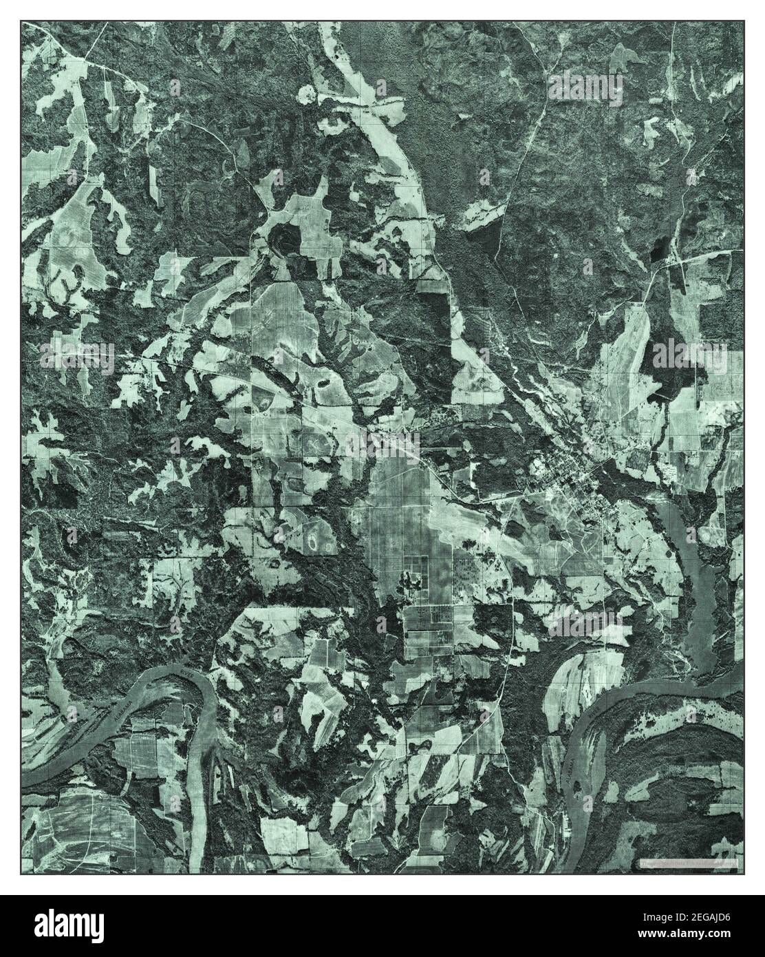 Autaugaville NW, Alabama, map 1975, 124000, United States of America