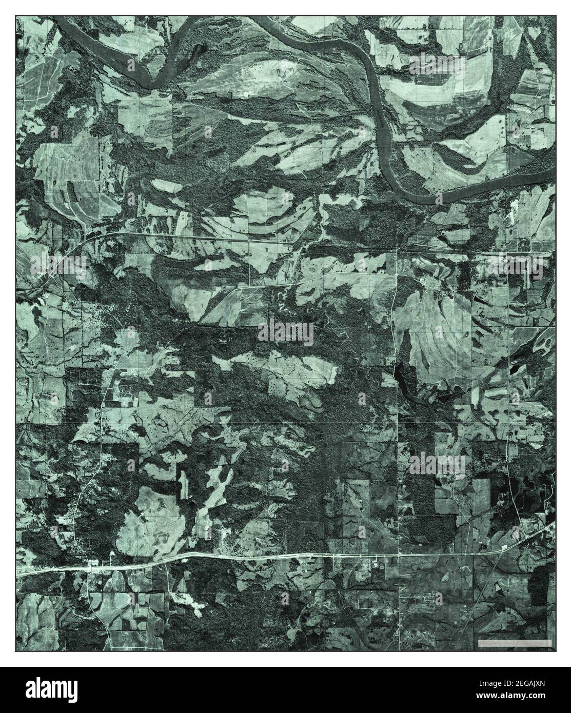 Autaugaville SE, Alabama, map 1975, 124000, United States of America