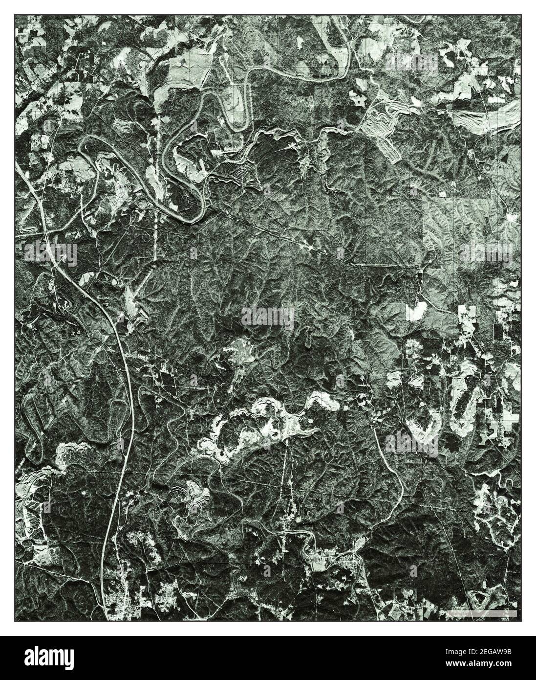 Brookside, Alabama, map 1975, 124000, United States of America by Timeless Maps, data U.S