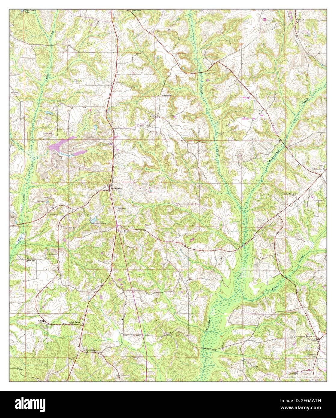 Brundidge NW, Alabama, map 1960, 1:24000, United States of America by Timeless Maps, data U.S. Geological Survey Stock Photo