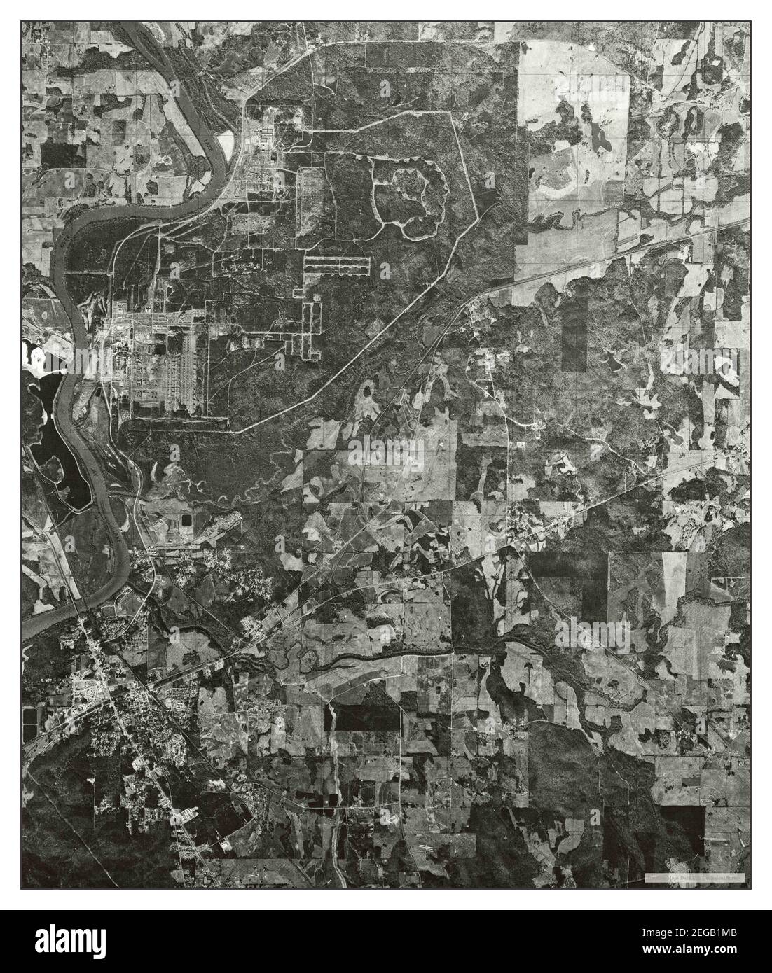 Childersburg, Alabama, map 1975, 124000, United States of America by