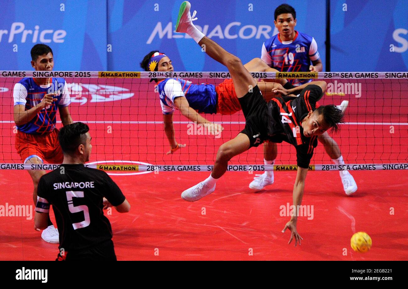 Sepak Takraw Singapore High Resolution Stock Photography and 