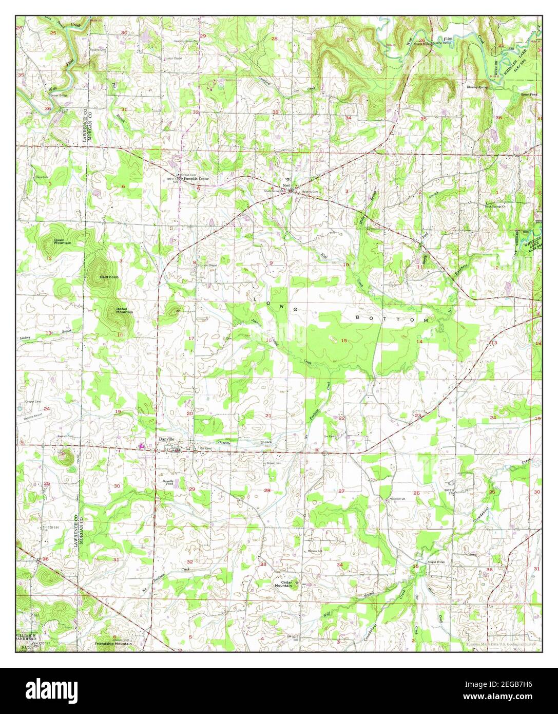 Danville Alabama map 1960 1 24000 - Danville Alabama Map 1960 124000 United States Of America By Timeless Maps Data Us Geological Survey 2EGB7H6